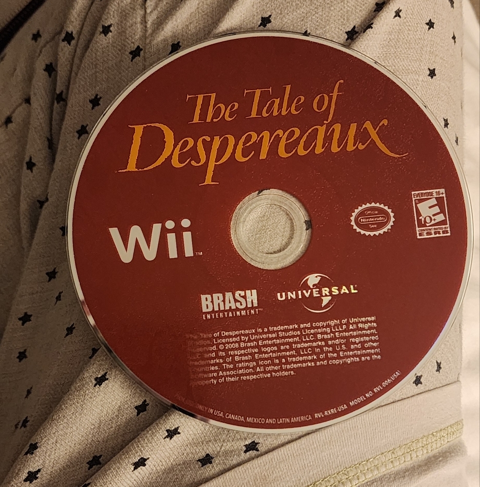 The Tale of Despereaux Wii Disc